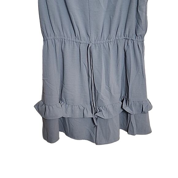 Light Blue Lightweight Romper, XL - Picture 3 of 6
